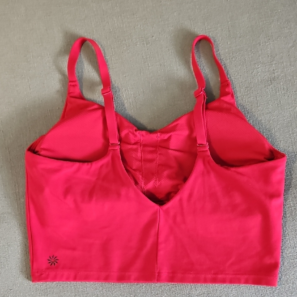Athleta Bold Red Sports Bra - Picture 2 of 5